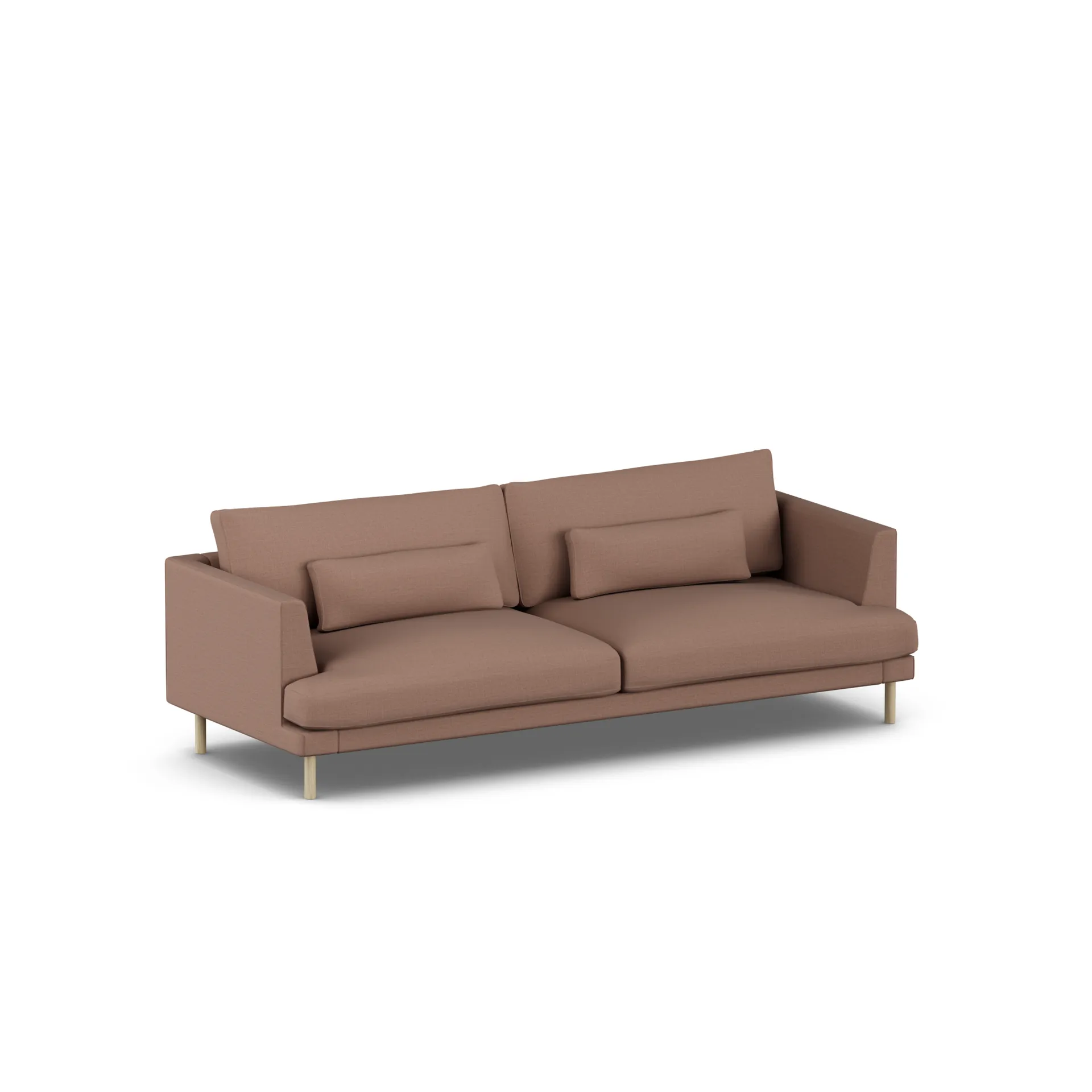Bredhult sofa, Same Rust 6675-hvidolieret eg, 3-pers. 1898