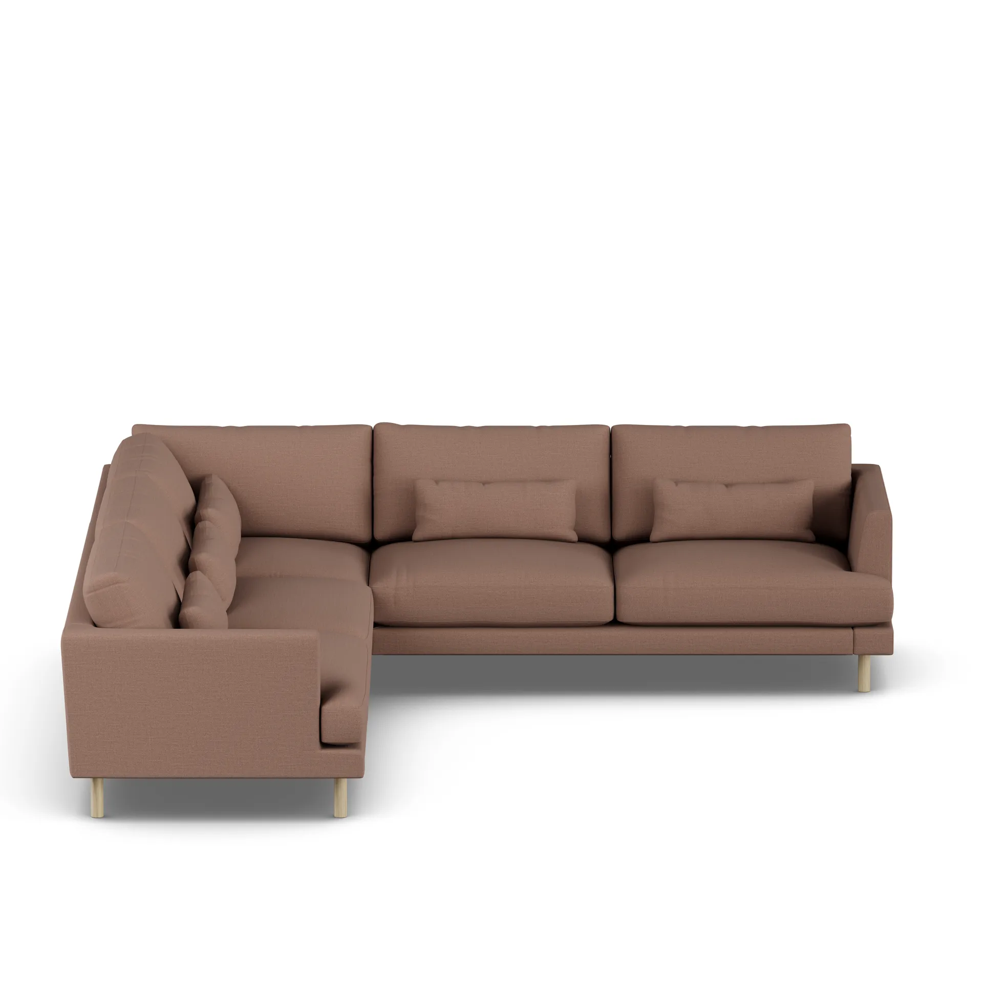 Bredhult sofa, Same Rust 6675-hvidolieret eg, hjørnesofa F 1898