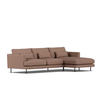 Bredhult sofa - Same Rust 6675-sort stål, 2,5-pers. C1 - 1898