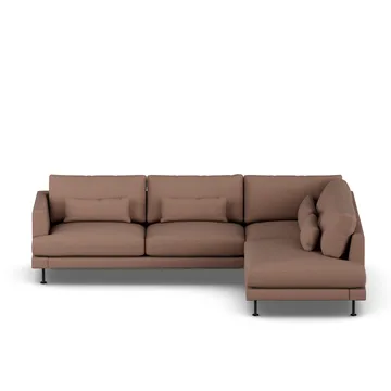 Bredhult sofa - Same Rust 6675-sort stål, 3-pers. A1 - 1898