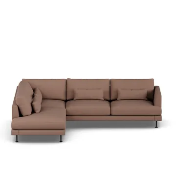 Bredhult sofa - Same Rust 6675-sort stål, 3-pers. A2 - 1898