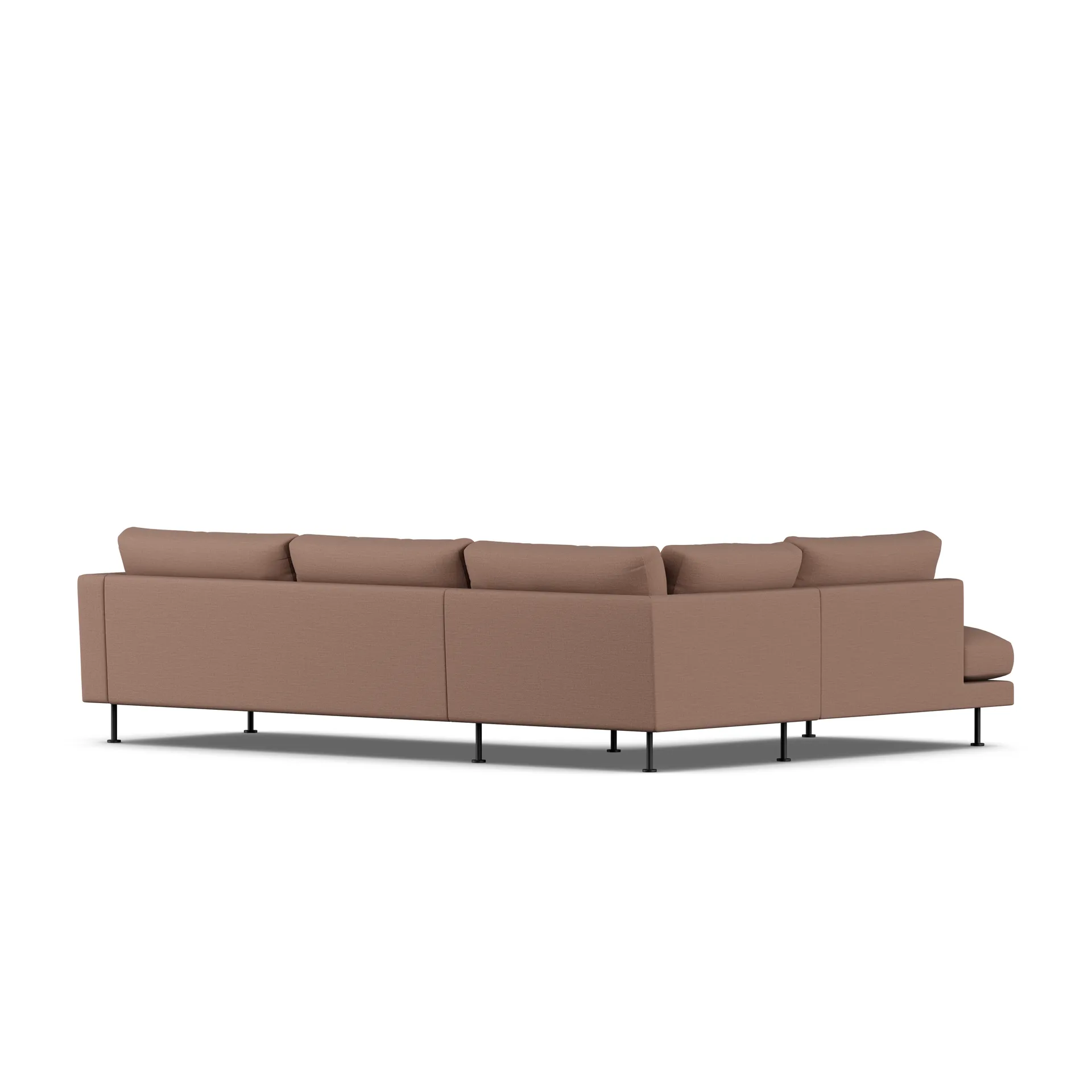 Bredhult sofa, Same Rust 6675-sort stål, 3-pers. A2 1898