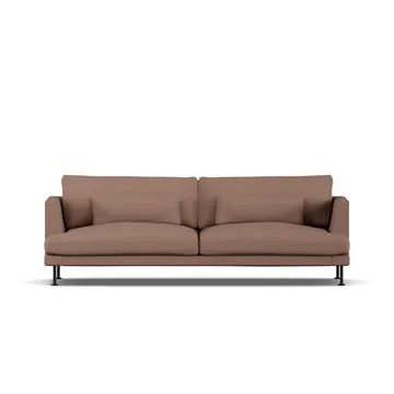 Bredhult sofa - Same Rust 6675-sort stål, 3-pers. - 1898