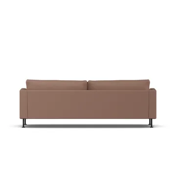 Bredhult sofa - Same Rust 6675-sort stål, 3-pers. - 1898