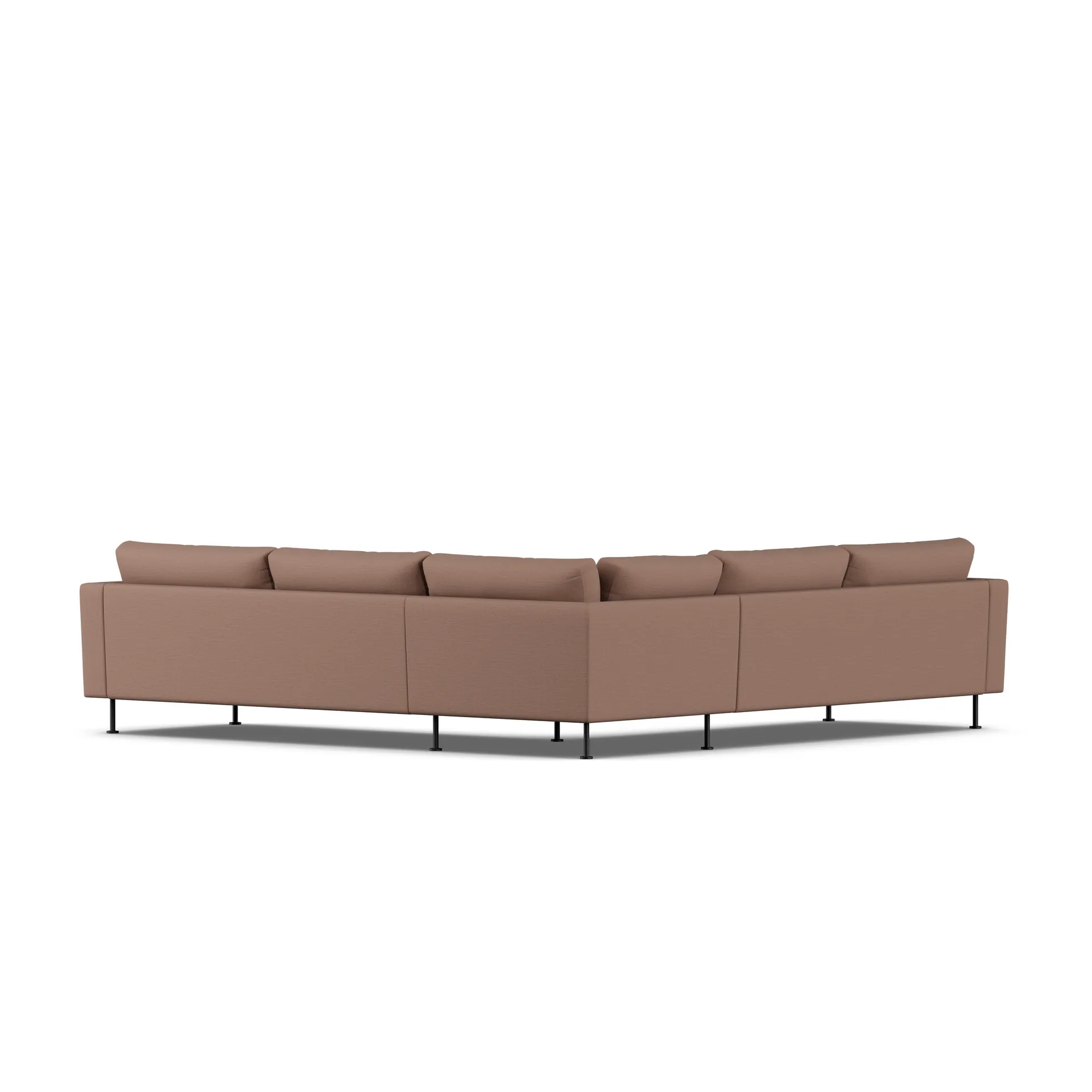 Bredhult sofa, Same Rust 6675-sort stål, hjørnesofa F 1898