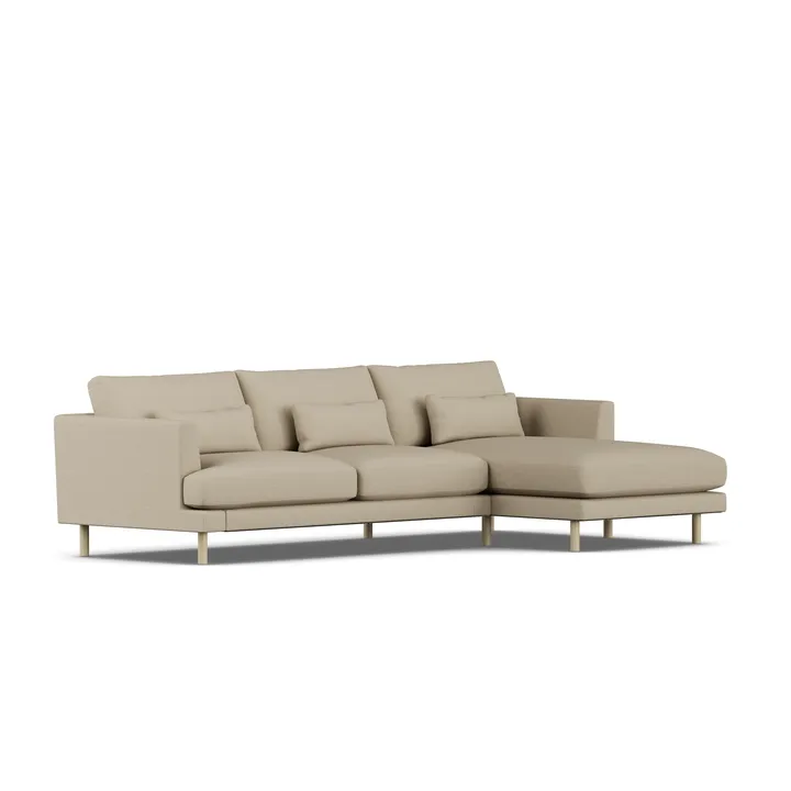Bredhult sofa - Same Sand 6672-hvidolieret eg, 2,5-pers. C1 - 1898