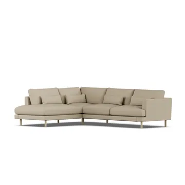 Bredhult sofa - Same Sand 6672-hvidolieret eg, 3-pers. A2 - 1898