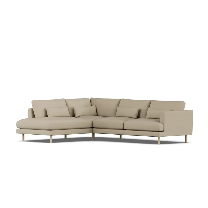 Bredhult sofa - Same Sand 6672-hvidolieret eg, 3-pers. A2 - 1898