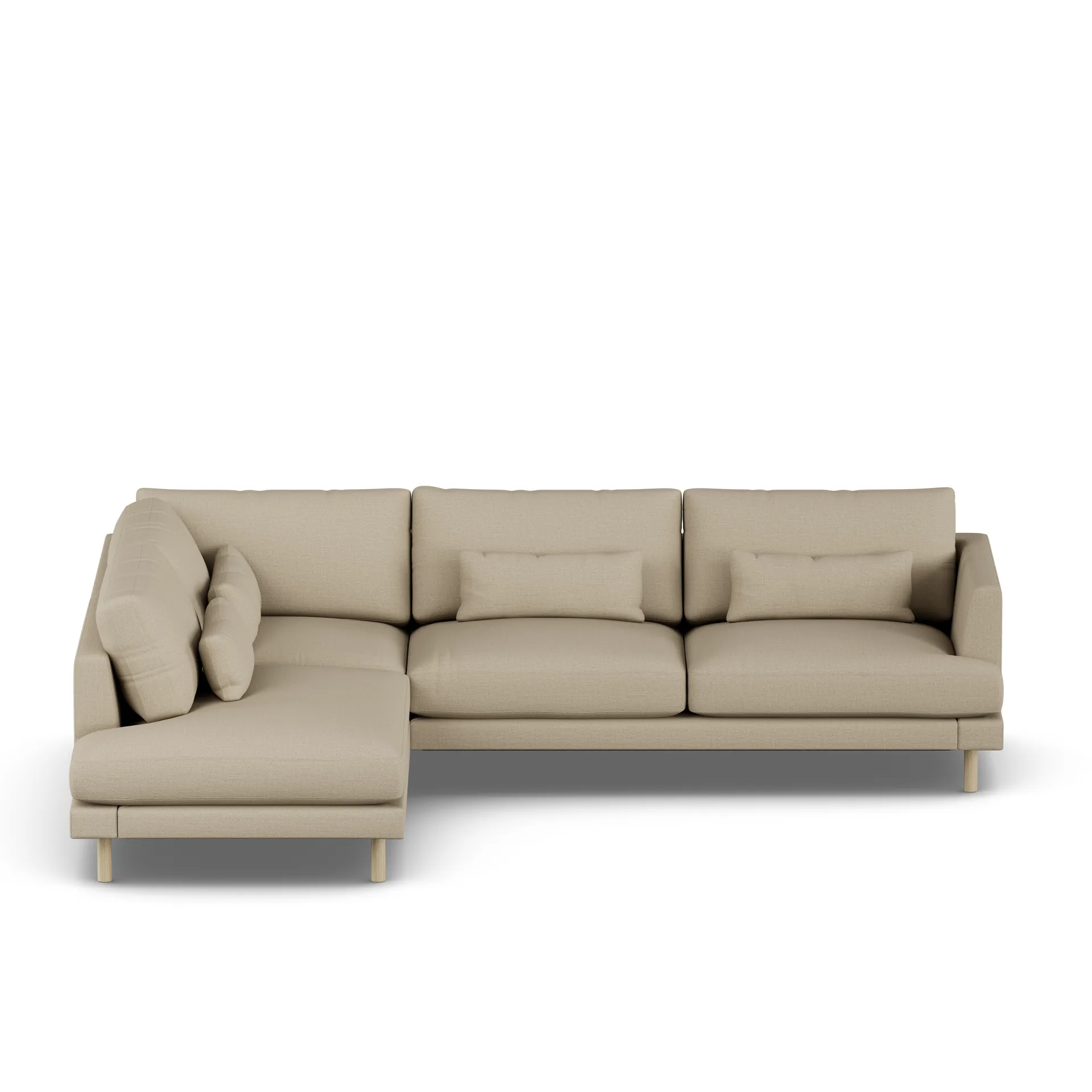 Bredhult sofa, Same Sand 6672-hvidolieret eg, 3-pers. A2 1898