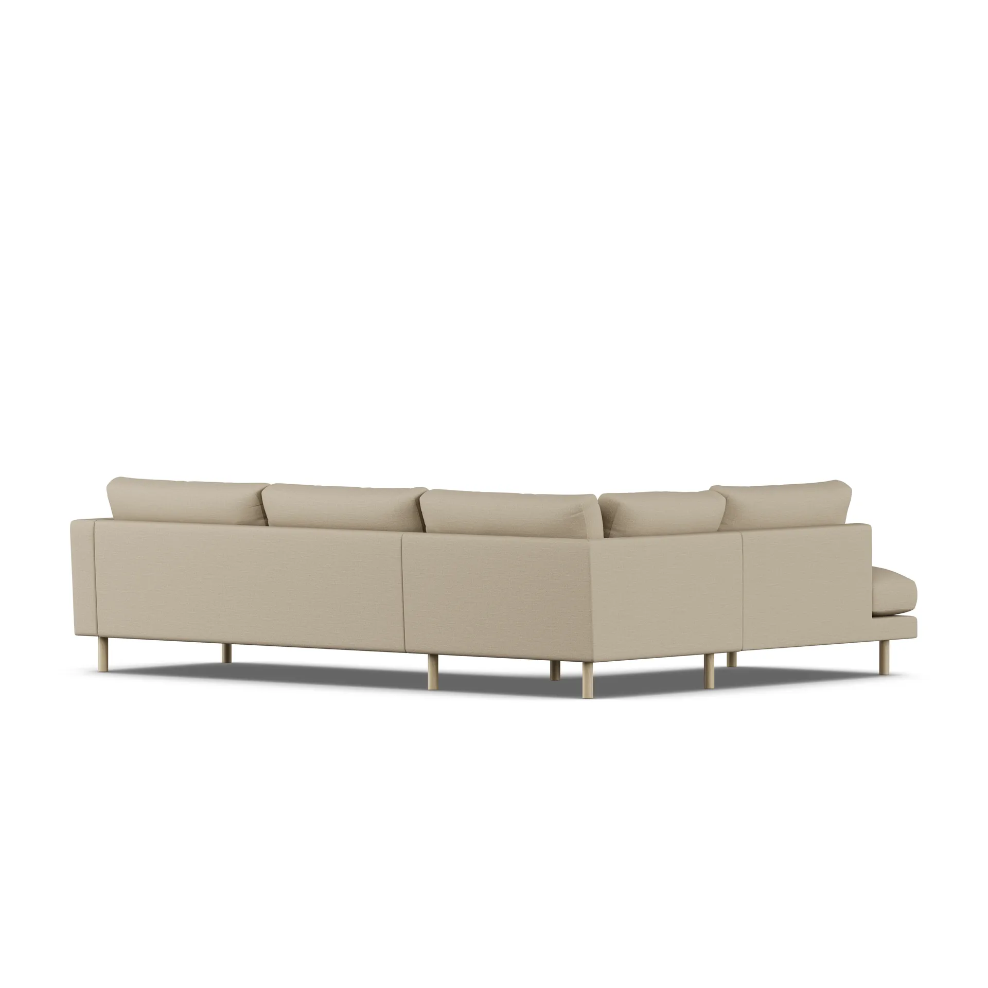 Bredhult sofa, Same Sand 6672-hvidolieret eg, 3-pers. A2 1898