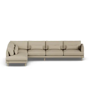 Bredhult sofa - Same Sand 6672-hvidolieret eg, 4-pers. B2 - 1898