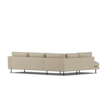 Bredhult sofa - Same Sand 6672-sort stål, 3-pers. A2 - 1898