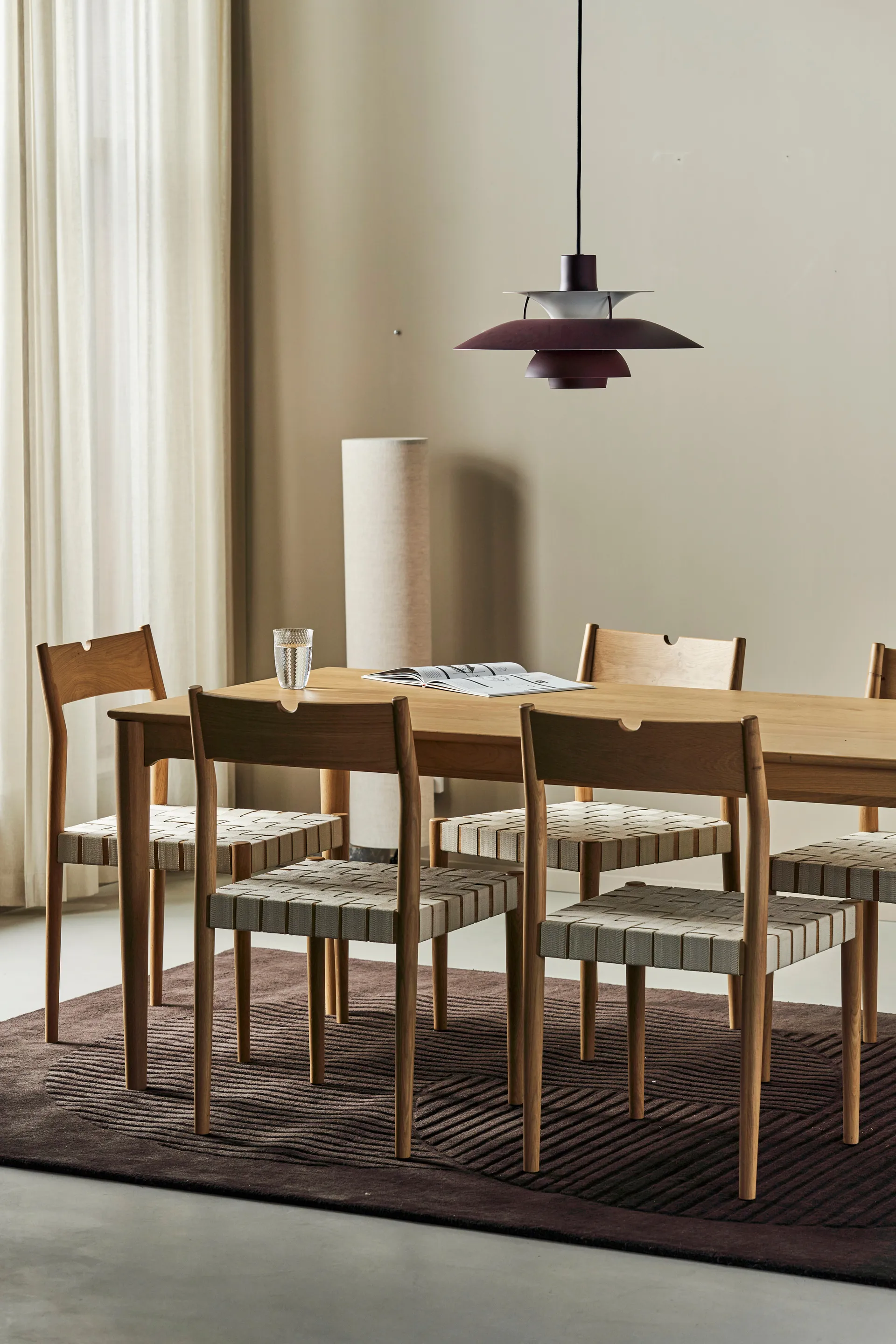 Ekåsen spisebord 90x180 cm, Laquered oak, 90x180 cm 1898