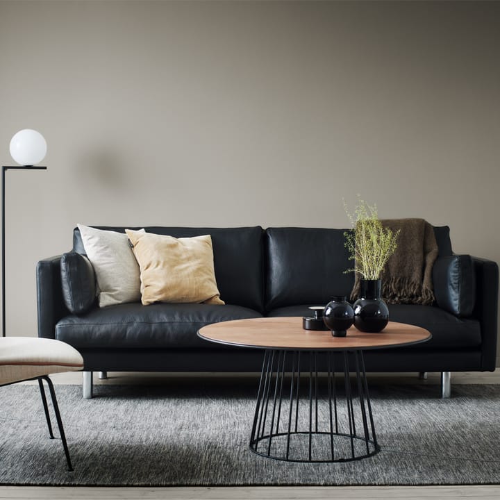 Haga 3-personers sofa, Sevilla Cognac 4003, lys eg 1898