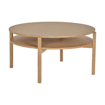 Lid sofabord - Hvidpigmenteret eg, Ø90 cm - 1898