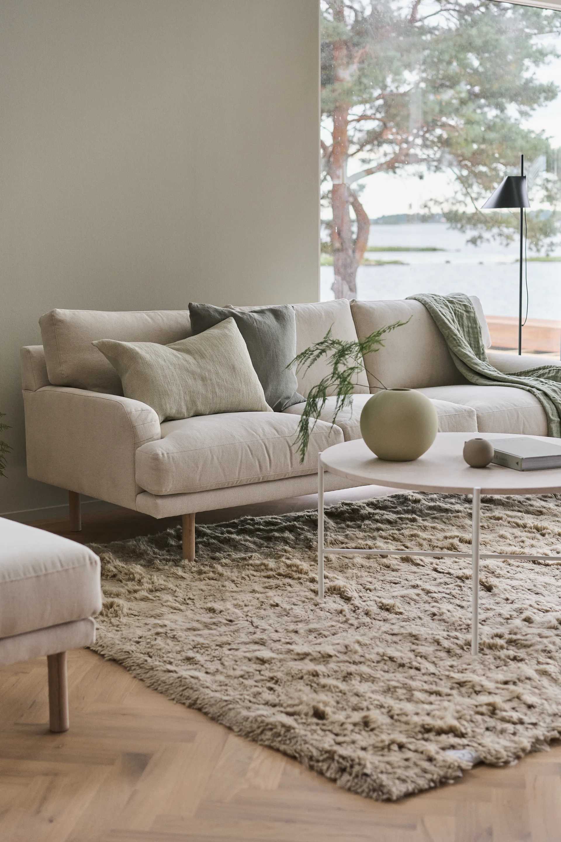 Lidnäs 3-personers sofa, Caleido beige 1898