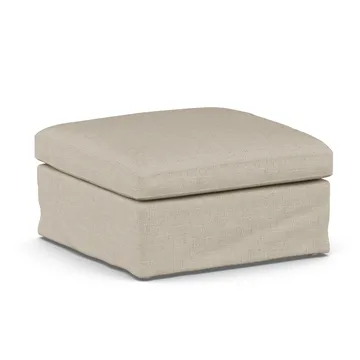 Linnevik fodskammel - Bern Beige 0341-hvidolieret eg, med skørt - 1898