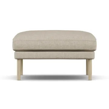 Linnevik fodskammel - Bern Beige 0341-hvidolieret eg, uden skørt - 1898