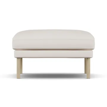 Linnevik fodskammel - Caleido Beige 9600-hvidolieret eg, uden skørt - 1898