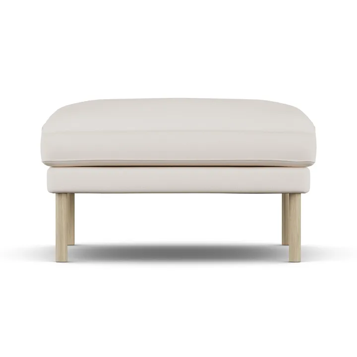 Linnevik fodskammel - Caleido Beige 9600-hvidolieret eg - 1898
