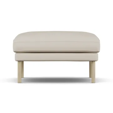 Linnevik fodskammel - Jump Beige 1956-hvidolieret eg, uden skørt - 1898