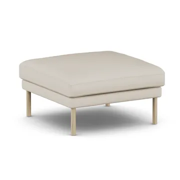 Linnevik fodskammel - Jump Beige 1956-hvidolieret eg, uden skørt - 1898