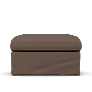 Linnevik fodskammel - Jump Brown 1955-hvidolieret eg, med skørt - 1898