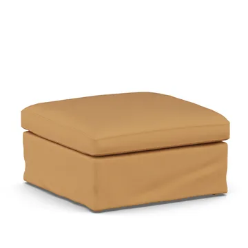 Linnevik fodskammel - Jump Honey 1959-hvidolieret eg, med skørt - 1898