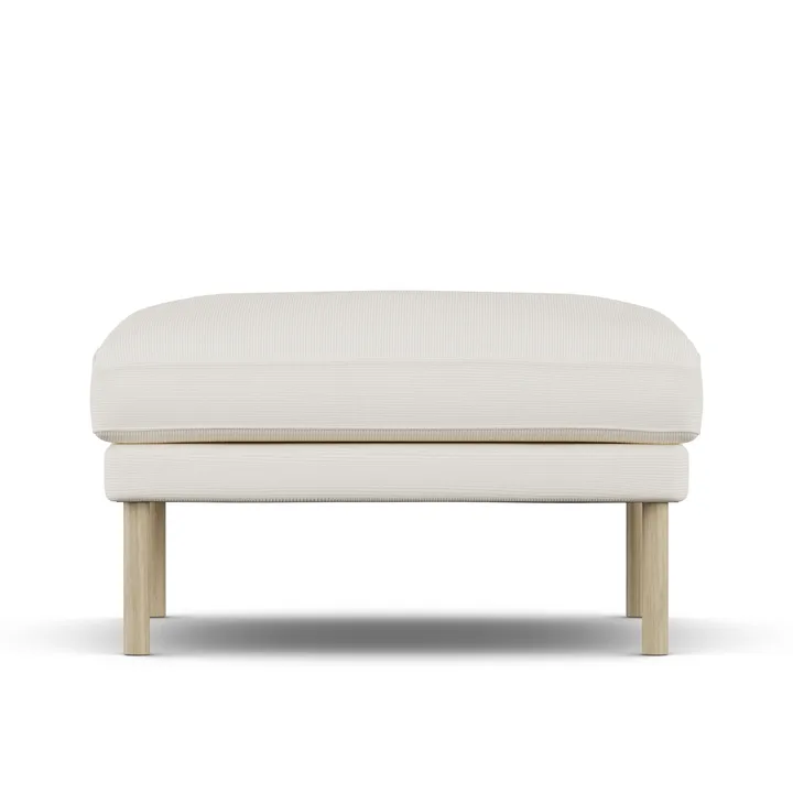 Linnevik fodskammel - Jump Off White 1954-hvidolieret eg - 1898