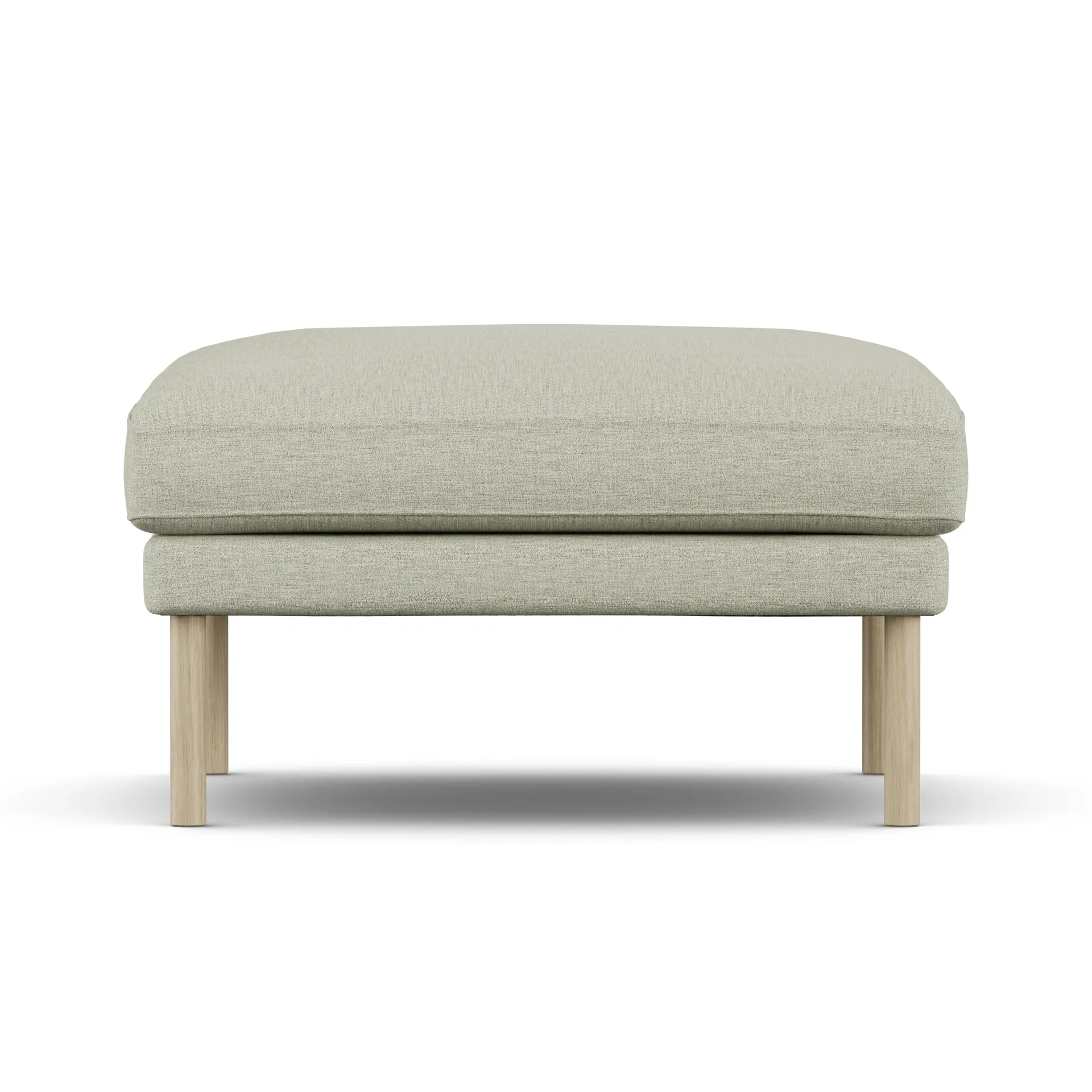 Linnevik fodskammel, Luiza Beige 3981-hvidolieret eg, uden skørt 1898