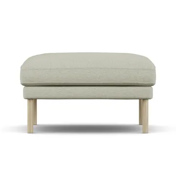 Linnevik fodskammel - Luiza Beige 3981-hvidolieret eg, uden skørt - 1898