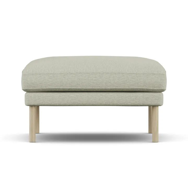 Linnevik fodskammel - Luiza Beige 3981-hvidolieret eg - 1898