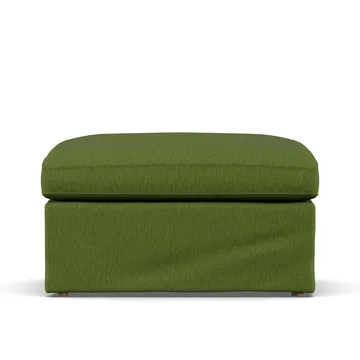 Linnevik fodskammel - Luiza Green 3975-hvidolieret eg, med skørt - 1898