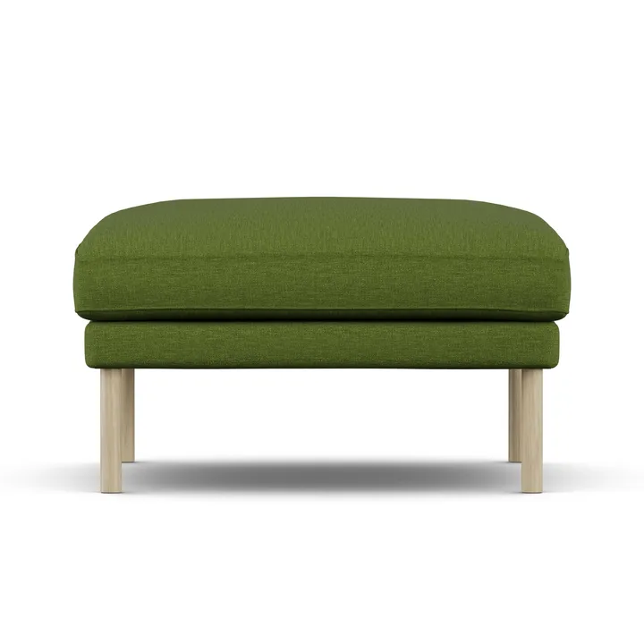 Linnevik fodskammel - Luiza Green 3975-hvidolieret eg - 1898
