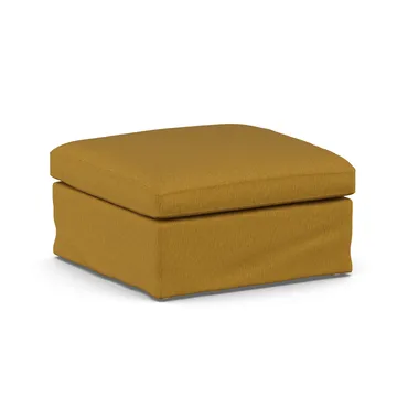 Linnevik fodskammel - Luiza Mustard 3972-hvidolieret eg, med skørt - 1898