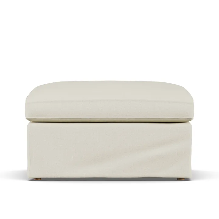 Linnevik fodskammel - Oslo Nature 1540-hvidolieret eg, med skørt - 1898