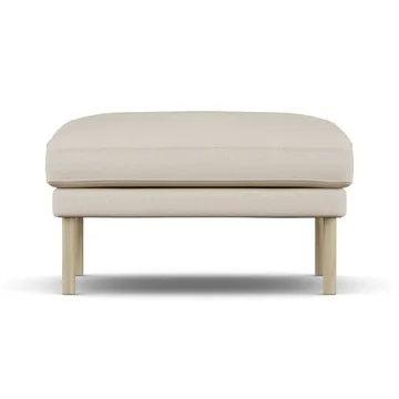 Linnevik fodskammel - Same Beige 6670-hvidolieret eg, uden skørt - 1898