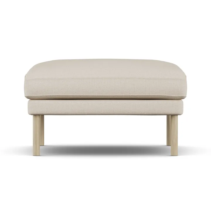 Linnevik fodskammel - Same Beige 6670-hvidolieret eg - 1898