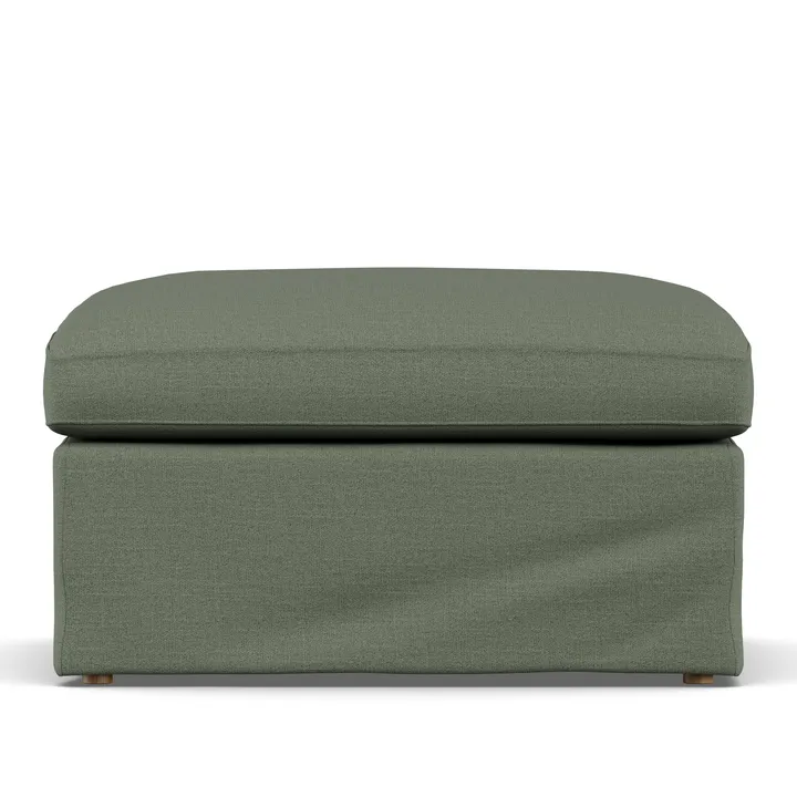 Linnevik fodskammel - Same Forest 6677-hvidolieret eg, med skørt - 1898