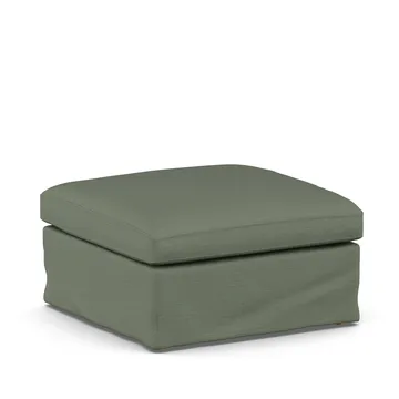 Linnevik fodskammel - Same Forest 6677-hvidolieret eg, med skørt - 1898