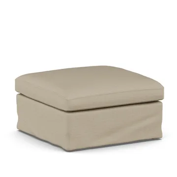 Linnevik fodskammel - Same Sand 6672-hvidolieret eg, med skørt - 1898