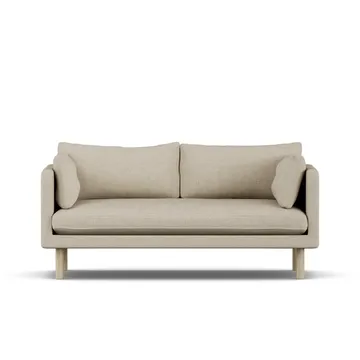 Linnevik sofa - Bern Beige 0341-hvidolieret eg, 2-pers. - 1898
