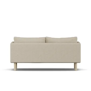 Linnevik sofa - Bern Beige 0341-hvidolieret eg, 2-pers. - 1898