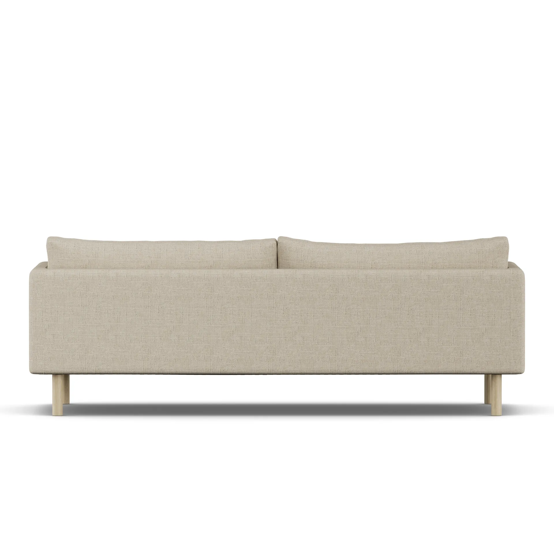 Linnevik sofa, Bern Beige 0341-hvidolieret eg, 4-pers. 1898