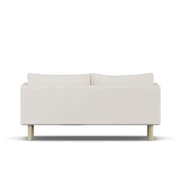 Linnevik sofa - Caleido Beige 9600-hvidolieret eg, 2-pers. - 1898