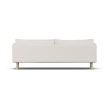 Linnevik sofa - Caleido Beige 9600-hvidolieret eg, 4-pers., uden skørt - 1898