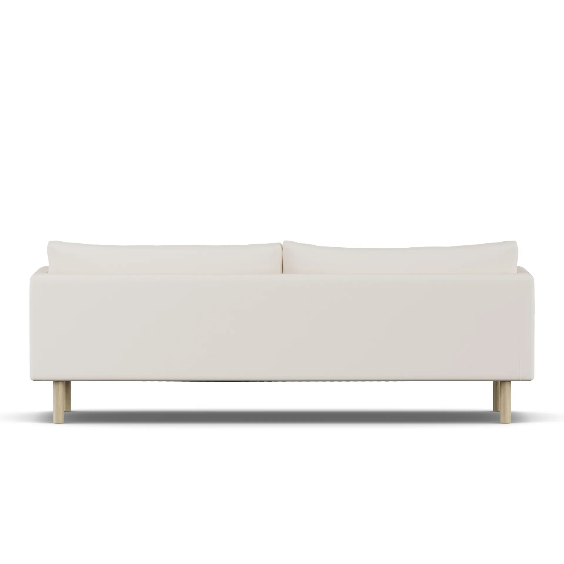 Linnevik sofa, Caleido Beige 9600-hvidolieret eg, 4-pers. 1898