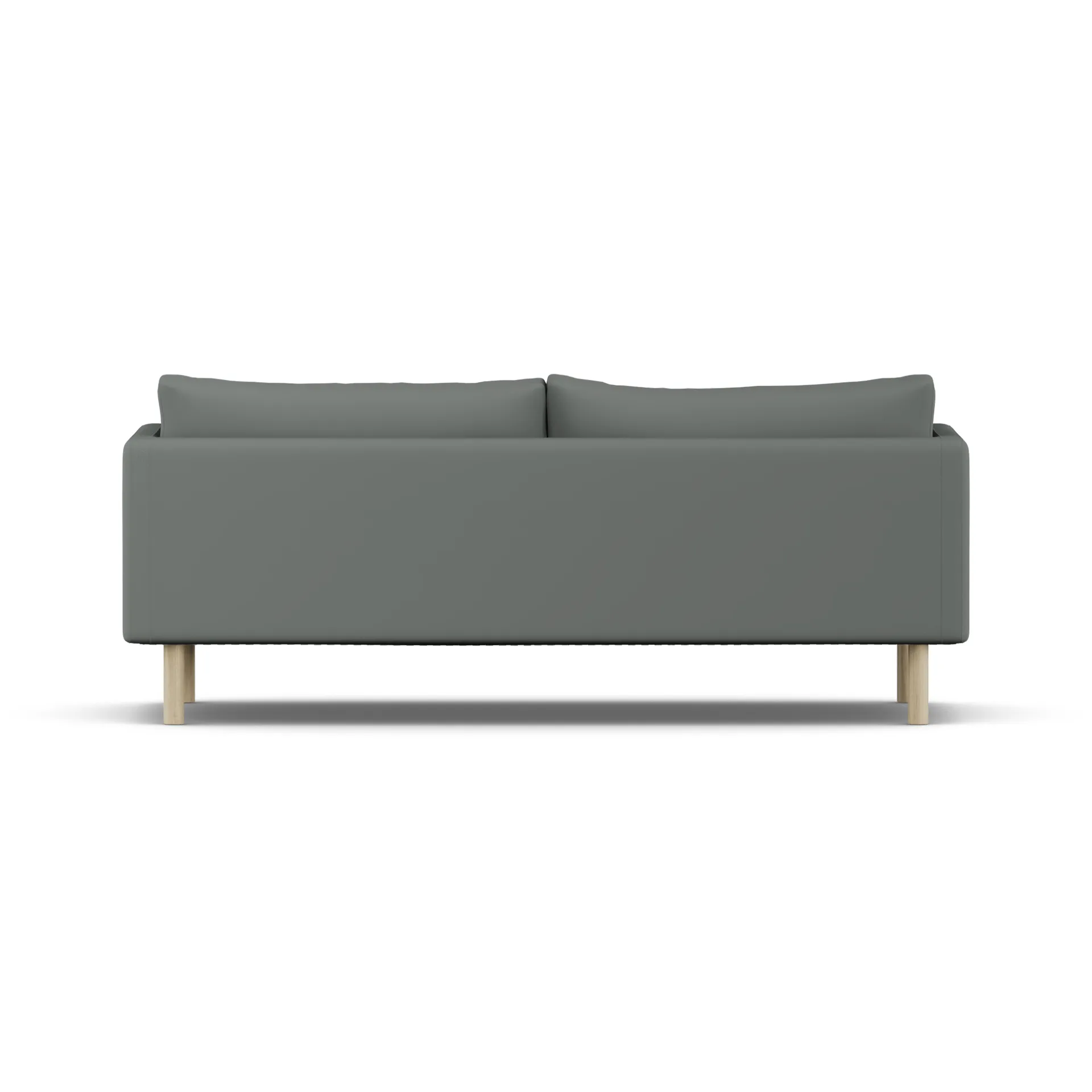 Linnevik sofa, Caleido Grey 1240-hvidolieret eg, 3-pers., uden skørt 1898