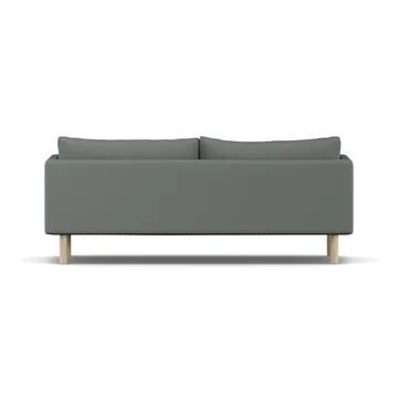 Linnevik sofa - Caleido Grey 1240-hvidolieret eg, 3-pers., uden skørt - 1898