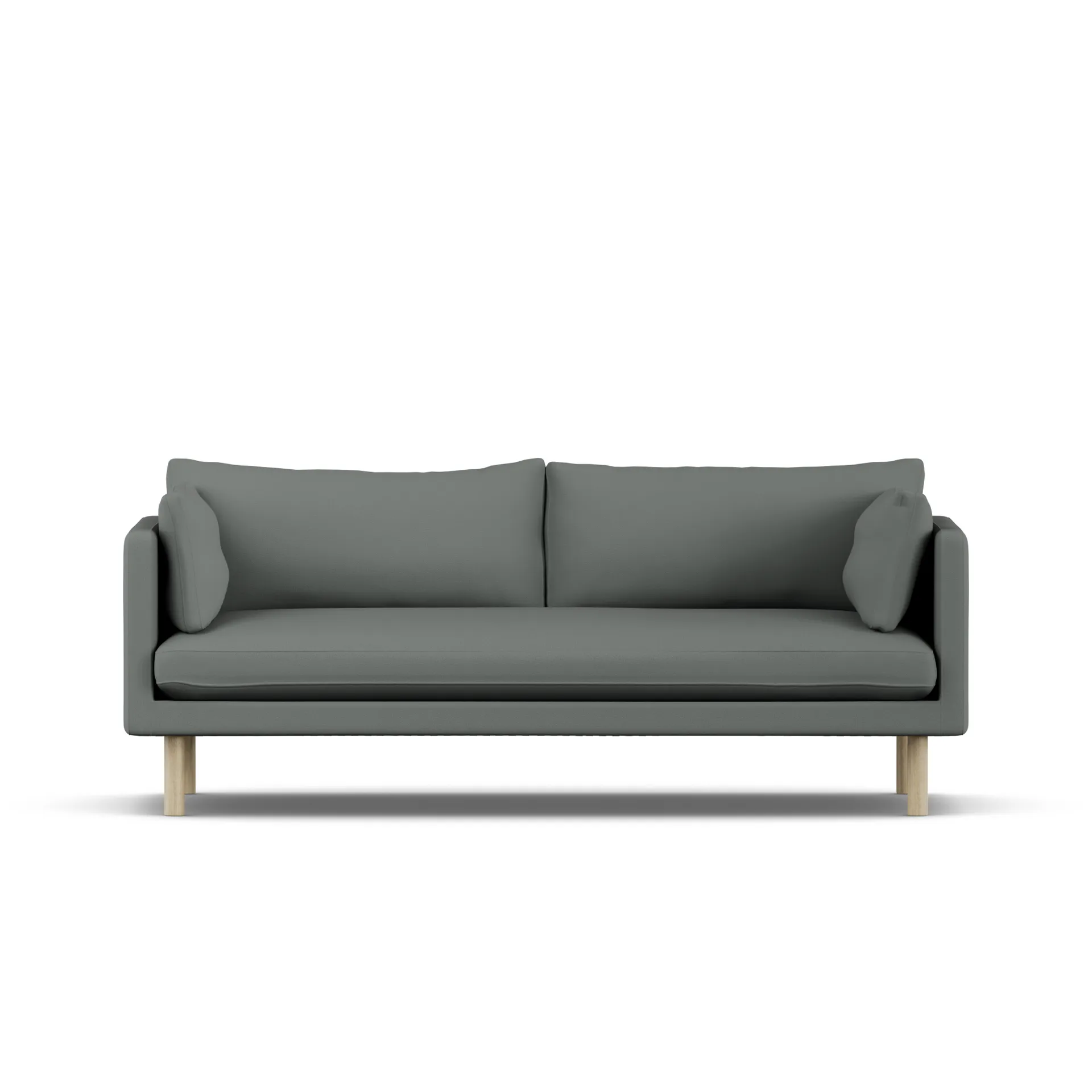 Linnevik sofa, Caleido Grey 1240-hvidolieret eg, 3-pers. 1898